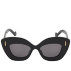 Loewe Eyewear Women's Anagram Sunglasses in Black 