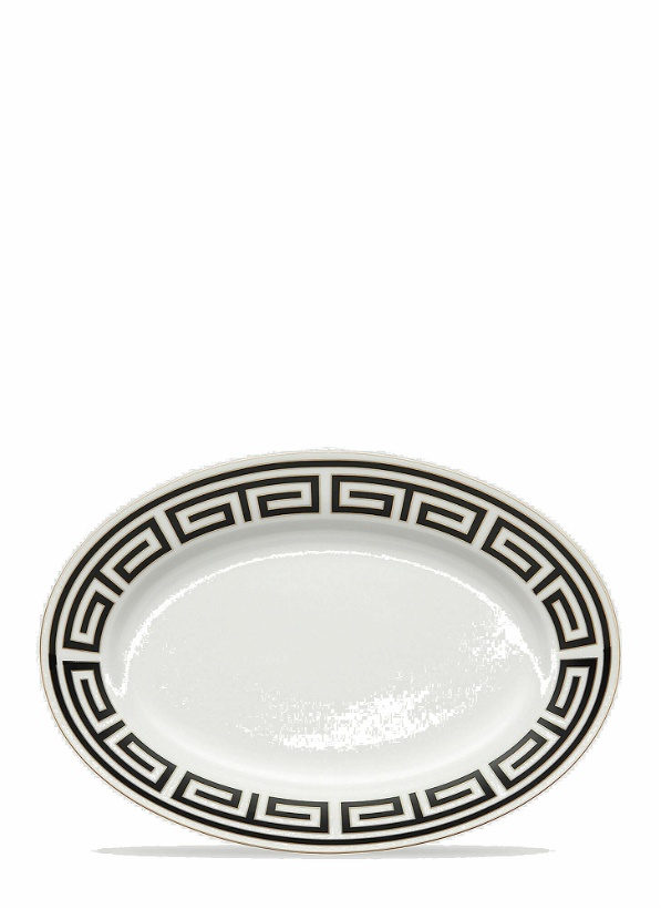 Photo: Labirinto Oval Platter in Black