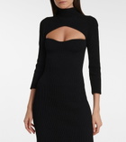 Khaite - Mischa ribbed-knit midi dress