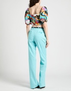 Etro Womens Pants Turquoise