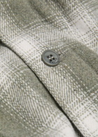 Raith Vienna Plaid Brushed Wool-blend Overshirt Sage