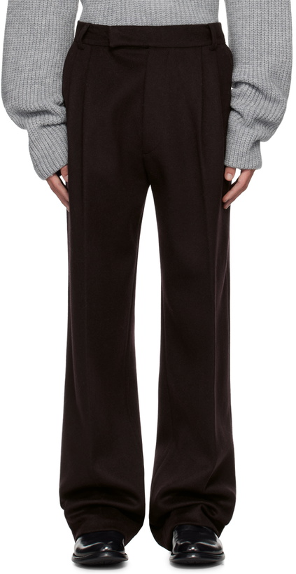 Photo: The Frankie Shop Purple Beo Wool Trousers