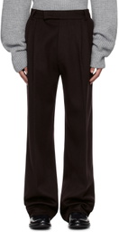 The Frankie Shop Purple Beo Wool Trousers