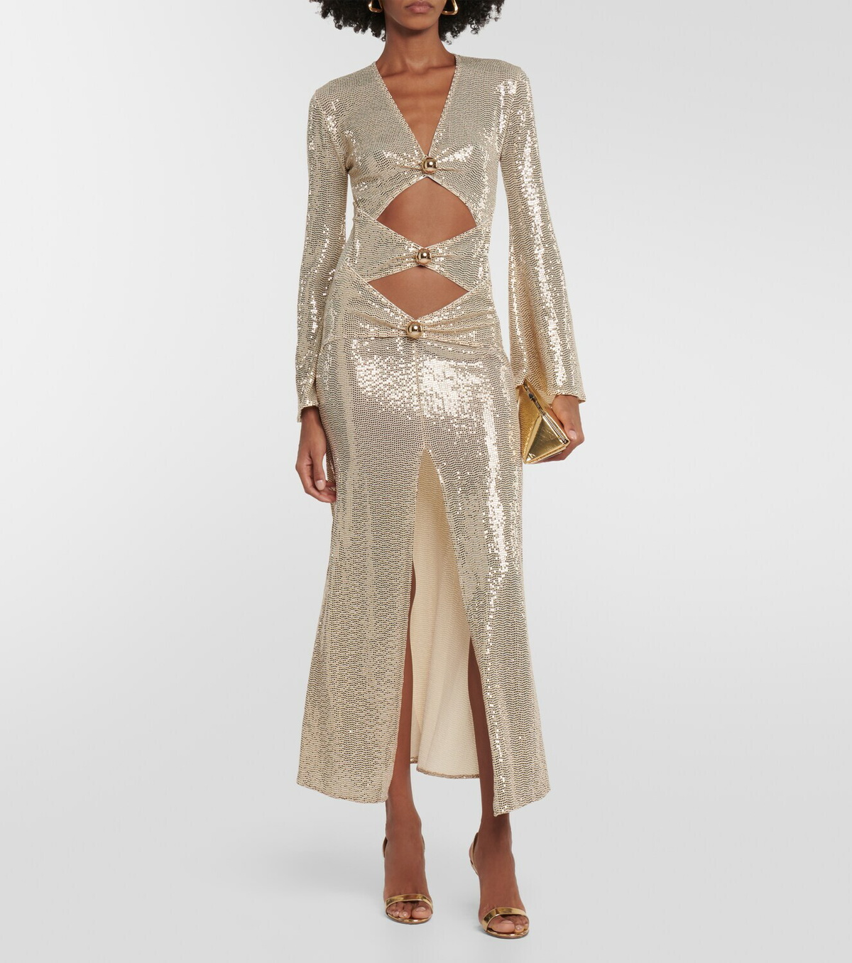 Dodo Bar Or Fergie cutout jersey maxi dress