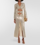 Dodo Bar Or Fergie cutout jersey maxi dress