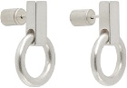 Jil Sander Silver New Chain Earrings