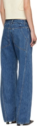Eckhaus Latta Blue Bend Jeans