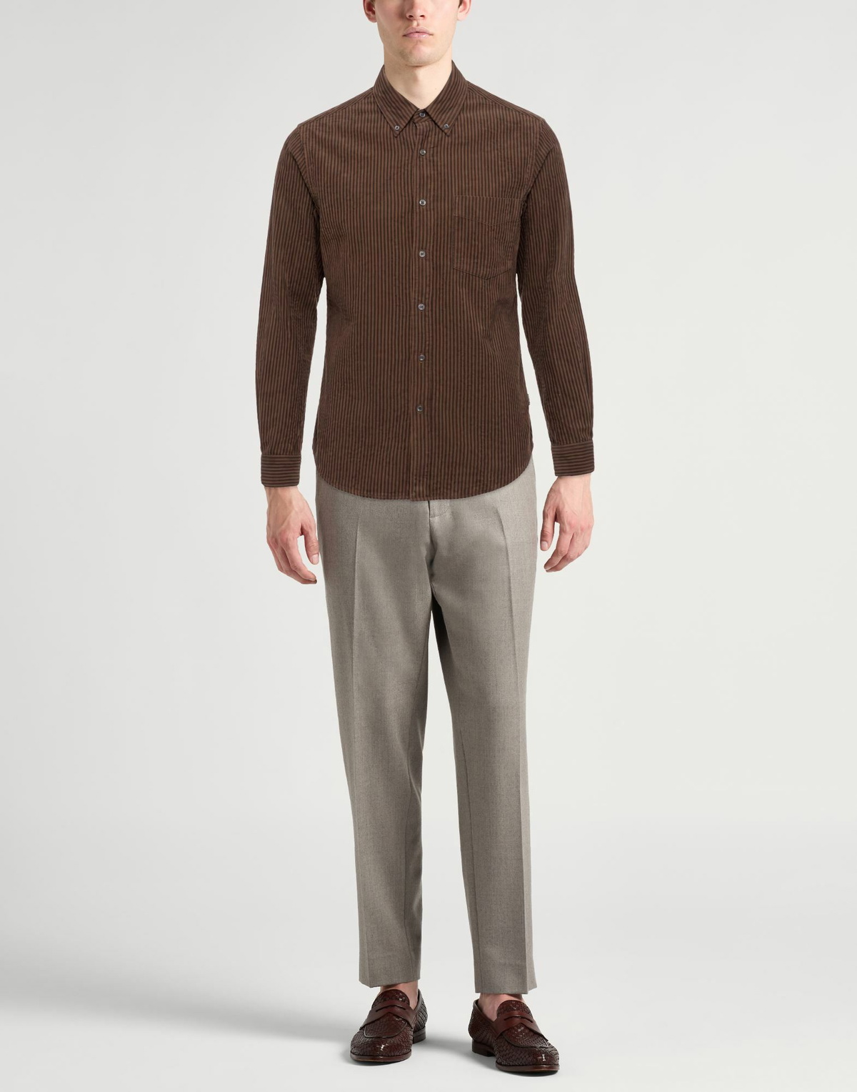 Aspesi Mens Shirt in Brown