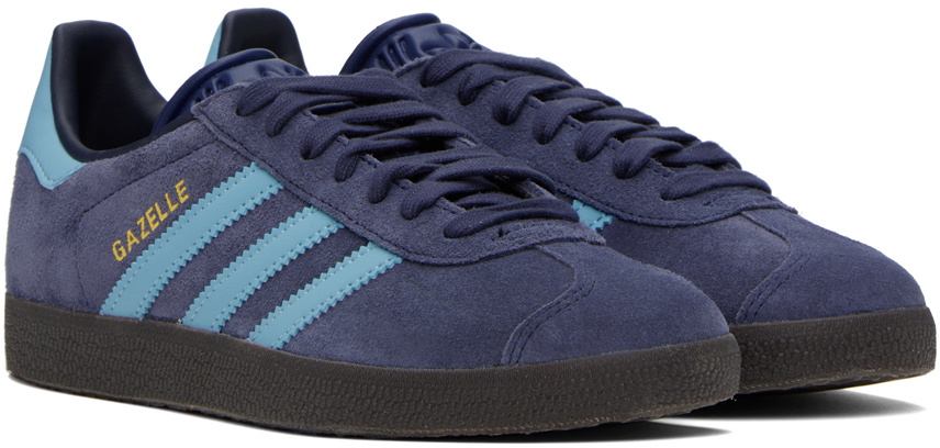 Adidas originals navy suede gazelle trainers online