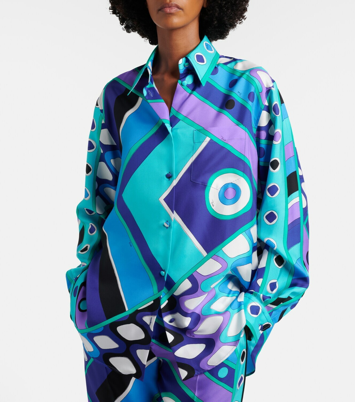 Pucci Vivara silk twill shirt