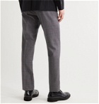 PAUL SMITH - Slim-Fit Prince of Wales Checked Wool Trousers - Gray