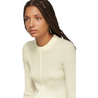 Chloe White Classic Crewneck Sweater