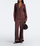 Dôen Rania paisley silk-blend blouse