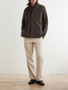 Massimo Alba - Florida Cotton-Blend Moleskin Overshirt - Brown