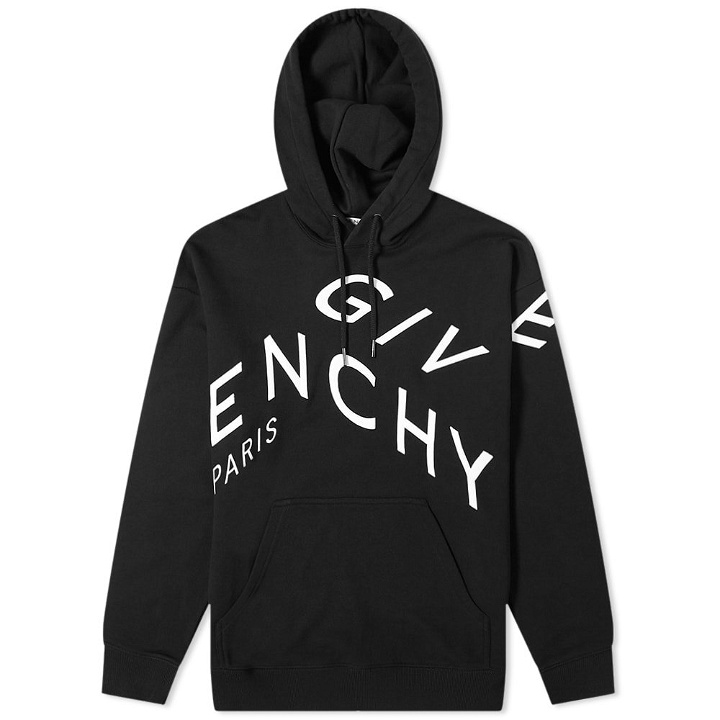 Photo: Givenchy Embroidered Refracted Logo Hoody