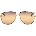 Chloé Gold Ivy Sunglasses