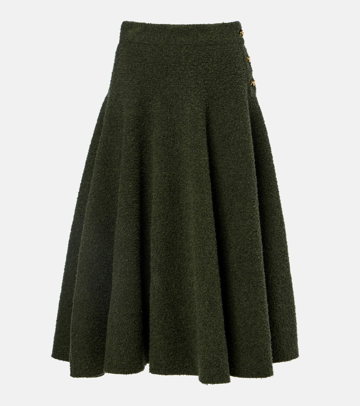 Bottega Veneta Knot bouclé midi skirt