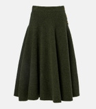 Bottega Veneta Knot bouclé midi skirt