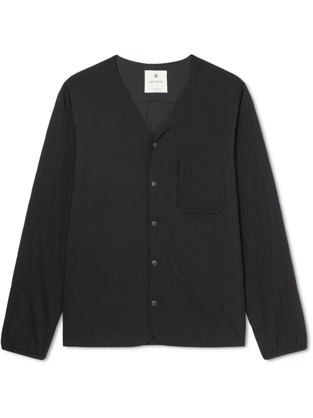 Photo: Snow Peak - Quilted Shell Shirt Jacket - Black