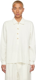 COMMAS Off-White Placket Artisan Shirt