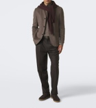 Zegna Pleated wool straight pants