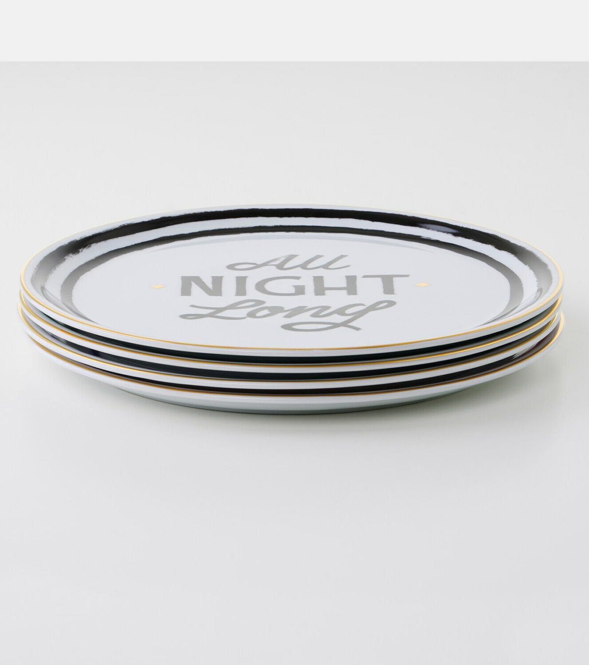 Bitossi The Club set of 4 pizza plates