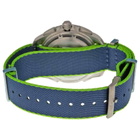 Omega Skywalker X-33 Chronograph Analog Digital Dial Blue and Green Nylon Mens Watch 31892457903001