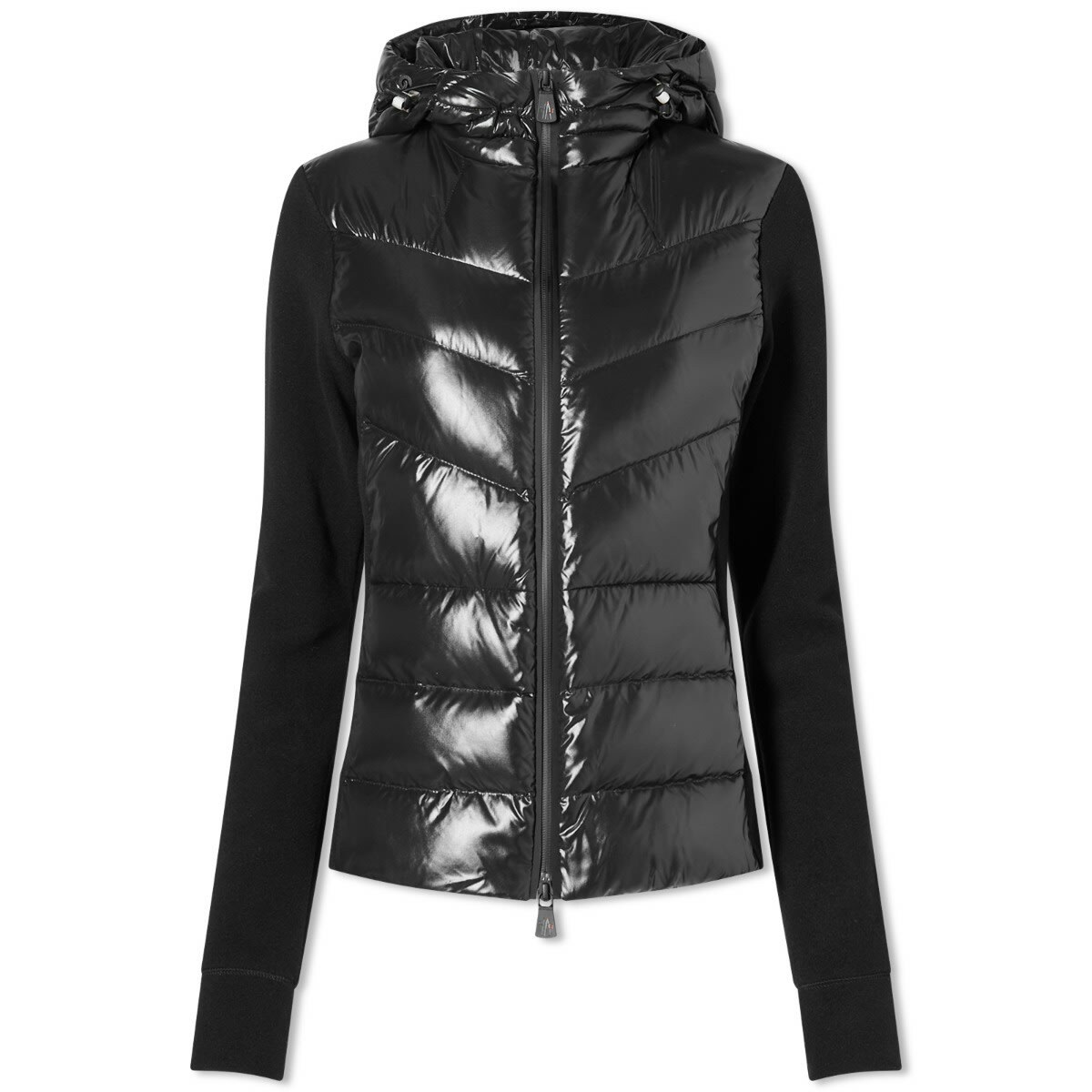 Moncler Grenoble Women's Padded Zip Up Cardigan in Black
