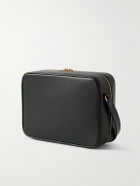 SAINT LAURENT - Logo-Print Leather Messenger Bag