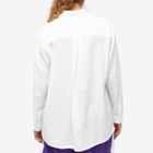 The Open Product Women's Patch Pocket Shirt in White