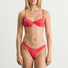 Damson Madder Women's High Leg Bikini Bottoms in Red