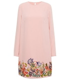 Costarellos Zinnia floral-embroidered minidress