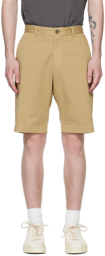 Photo: Sunspel Tan Garment-Dyed Shorts