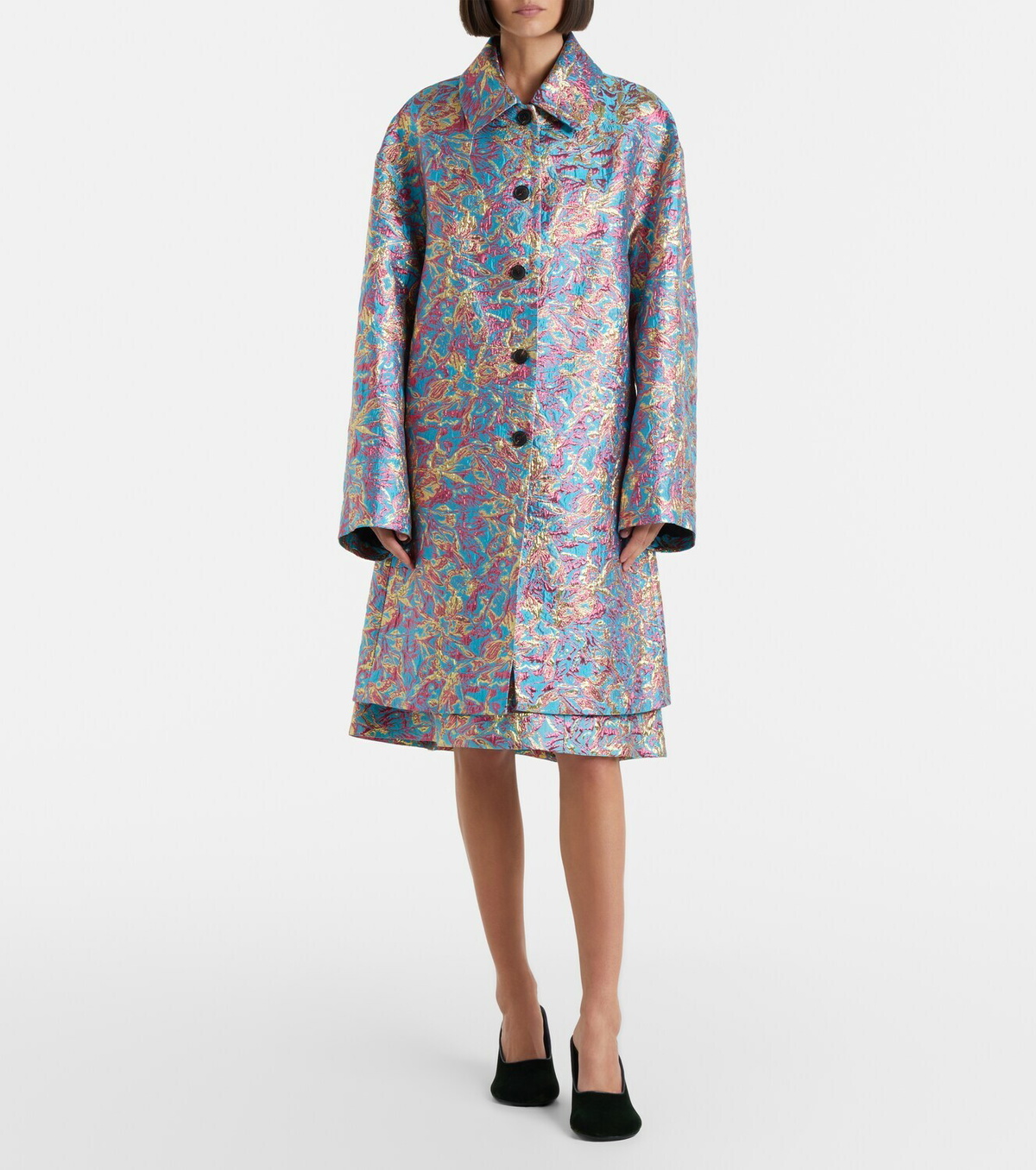 Dries Van Noten Brocade coat