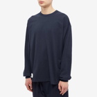 WTAPS Men's Long Sleeve Design 02 SQD T-Shirt in Navy