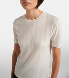 The Row Etina ribbed-knit cotton T-shirt