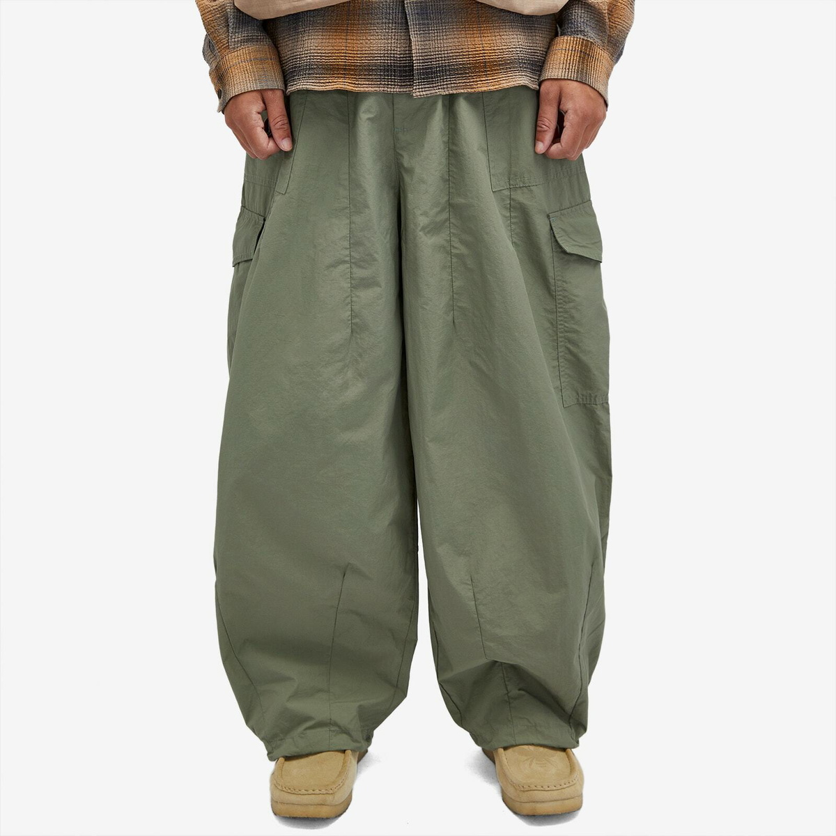 FrizmWORKS Men's Nylon Cargo Balloon Pants in Olive FrizmWORKS FrizmWORKS Men's Nylon Cargo Balloon Pants in Olive FrizmWORKS