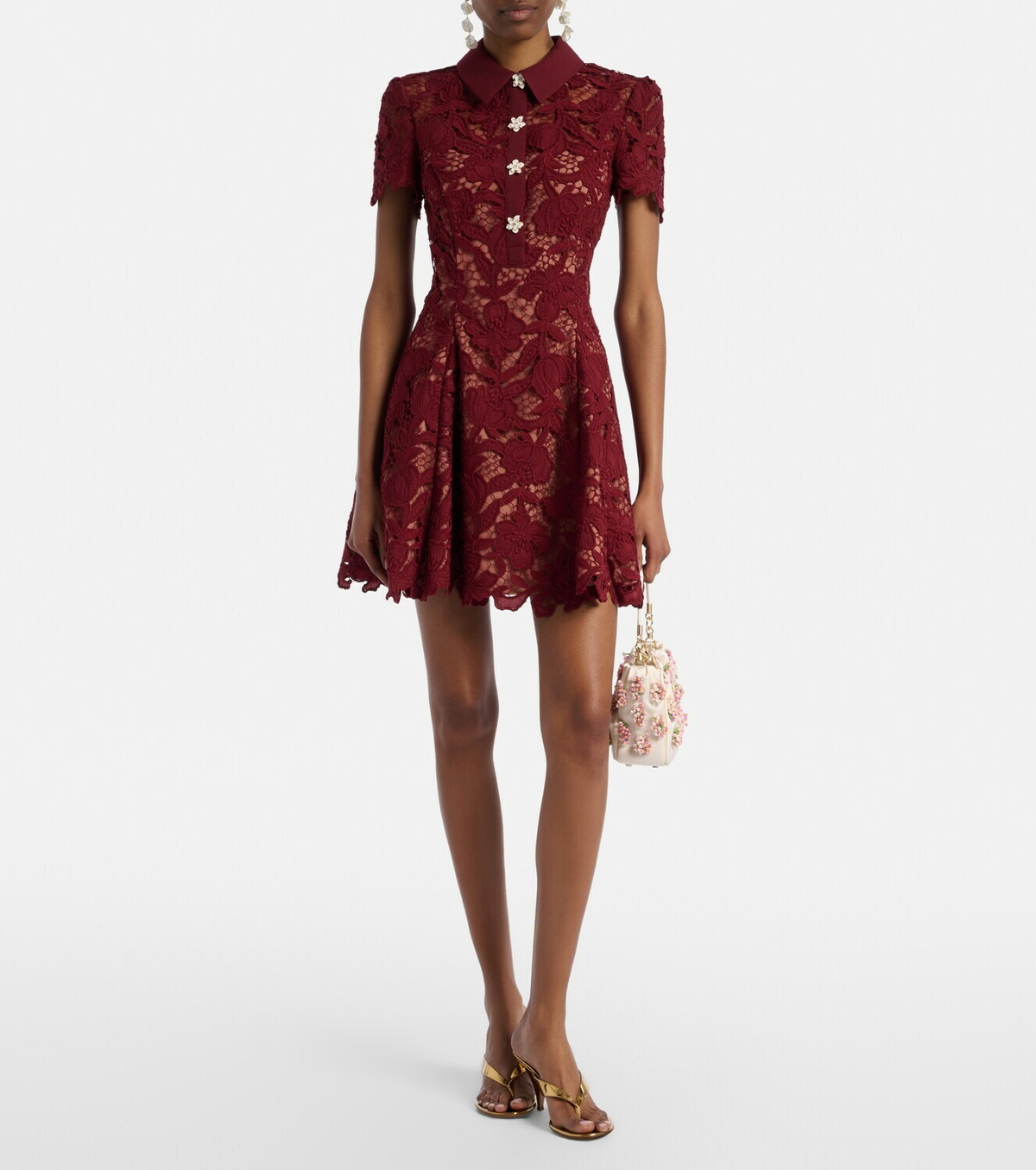 Self-Portrait Lace minidress