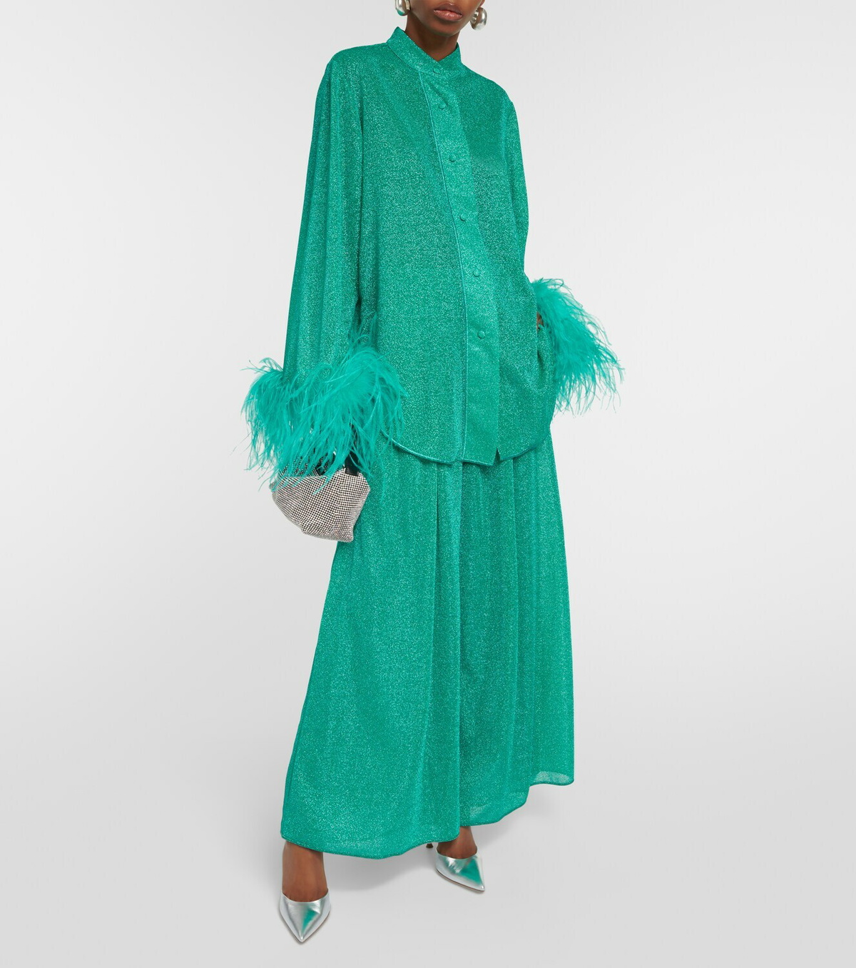 Oséree Lumière wide-leg pants