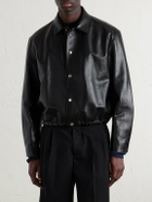 Jil Sander - Leather Jacket - Black