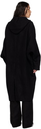 Rick Owens Black Jumbo Peter Coat