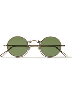 MATSUDA - Round-Frame Gold-Tone Sunglasses