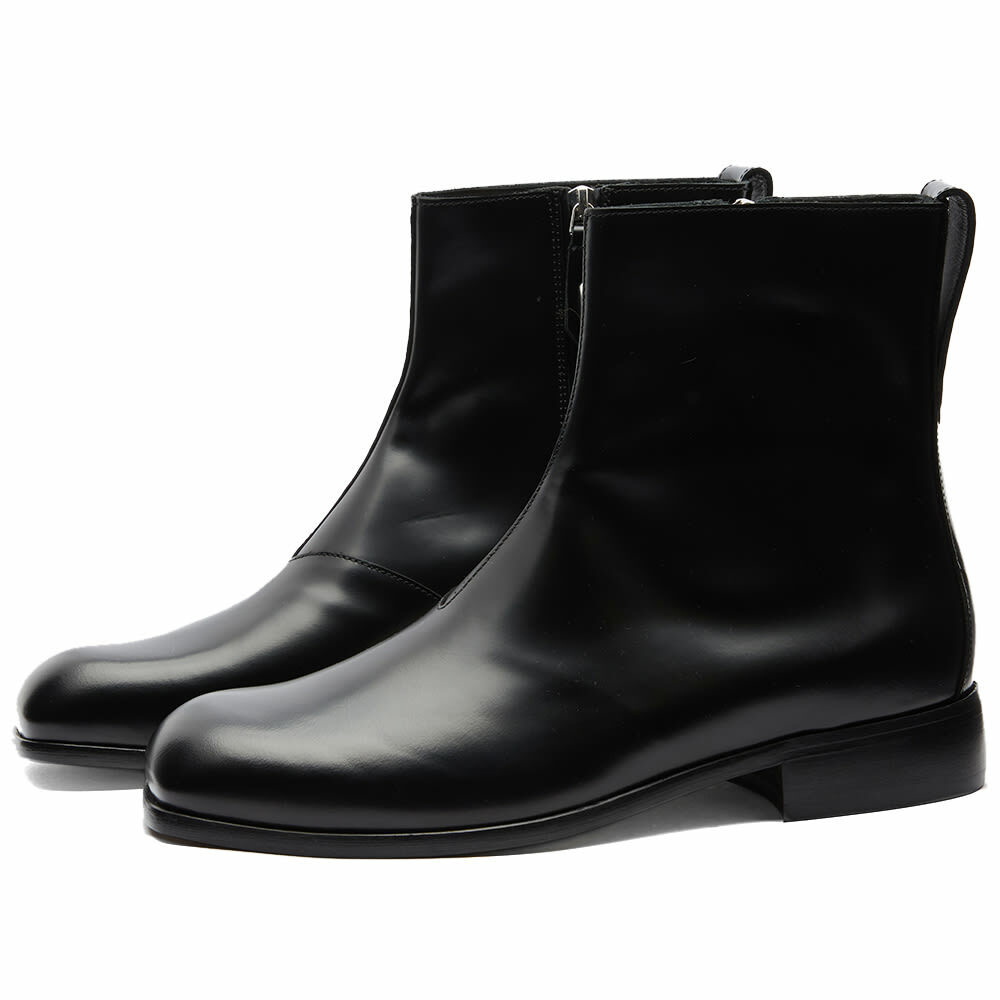 Our Legacy Men's Michaelis Boot in Black Leather Our Legacy