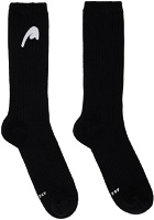 ADER error Black A-peec Logo Socks