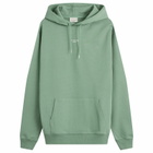 Drôle de Monsieur Men's Drole De Monsieur Classic Slogan Hoodie in Water Green
