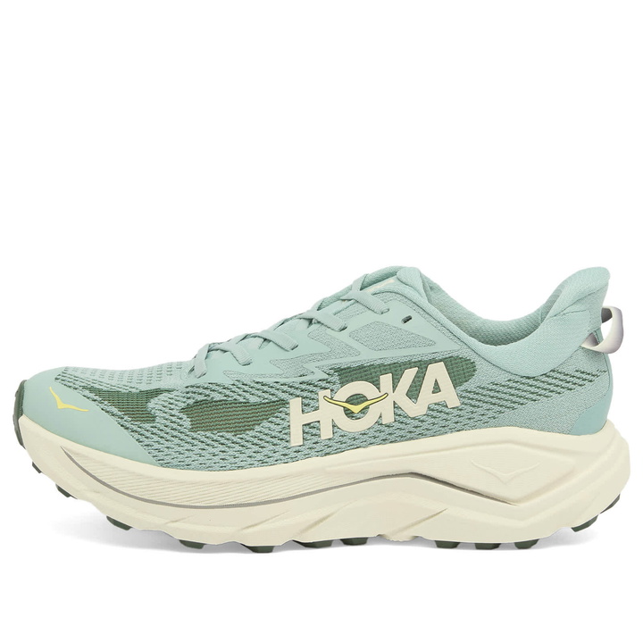 Photo: HOKA ONE ONE M Challenger 8 Sneaker in Jade/Truffle Salt