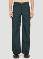 Twill Baggy Pants in Blue