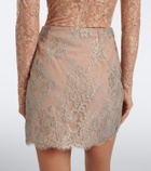 Valentino Lace miniskirt