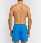 Vilebrequin - Moka Mid-Length Embroidered Swim Shorts - Blue