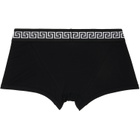 Versace Three-Pack Black Cotton-Jersey Boxer Briefs